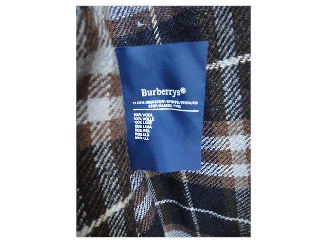 Trench Burberry in cotone kaki Cachi - vista 10