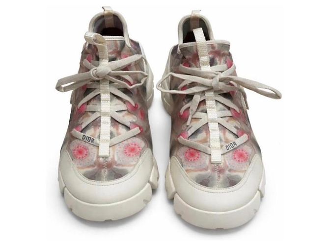 Sneakers Dior Kaws Collaboration Rosa Bianco Multicolore - vista 2