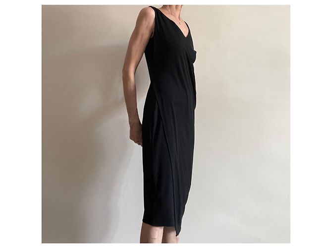 Sybilla Jackytex Kleid Schwarz Viscose - Ansicht 3