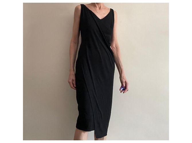 Sybilla Jackytex Kleid Schwarz Viscose - Ansicht 4