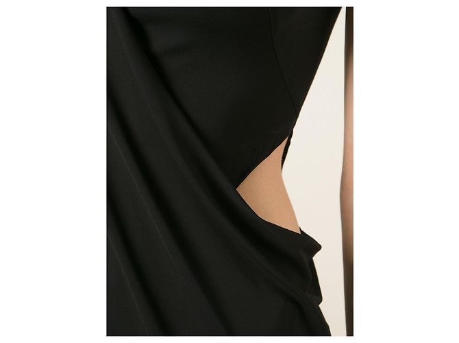 Sybilla Jackytex Kleid Schwarz Viscose - Ansicht 7