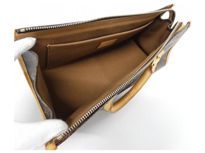 Borsa a mano Monogram Popincourt Louis Vuitton Marrone - vista 8