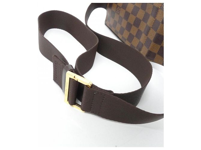 Borsa a Spalla Louis Vuitton Damier Geronimos N51994 Marrone - vista 5