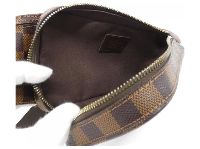 Borsa a Spalla Louis Vuitton Damier Geronimos N51994 Marrone - vista 6