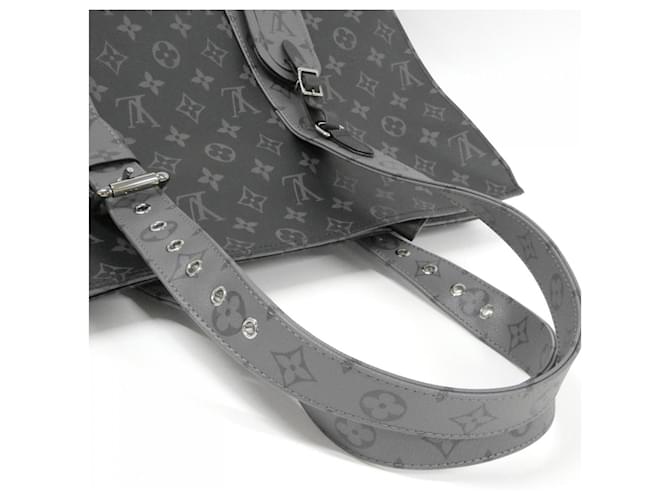 Borsa a mano Cabas Zip GM Monogram Eclipse Reverse di Louis Vuitton Nero - vista 7