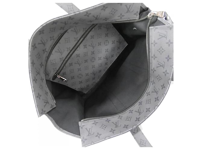 Borsa a mano Cabas Zip GM Monogram Eclipse Reverse di Louis Vuitton Nero - vista 8