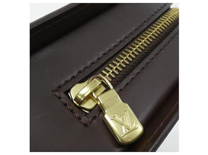 Borsa Clutch Damier Saint Louis Vuitton Marrone - vista 6
