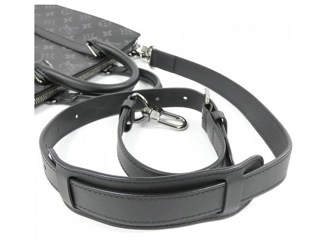 Louis Vuitton Monogram Eclipse Sac Plat Cross Handtasche Schwarz Monogramm - Ansicht 8