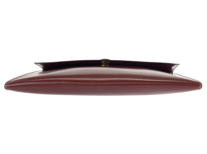Pochette Rio Vintage di Hermès in Rosso Vino - vista 10