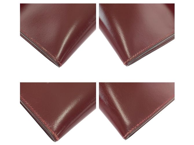 Pochette Rio Vintage di Hermès in Rosso Vino - vista 3