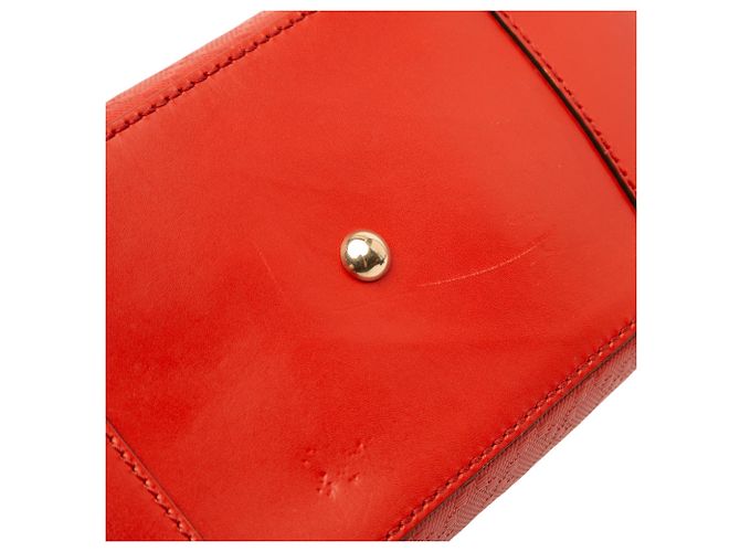 Borsa a tracolla in pelle lucida rossa Diamante Gucci Rosso - vista 10