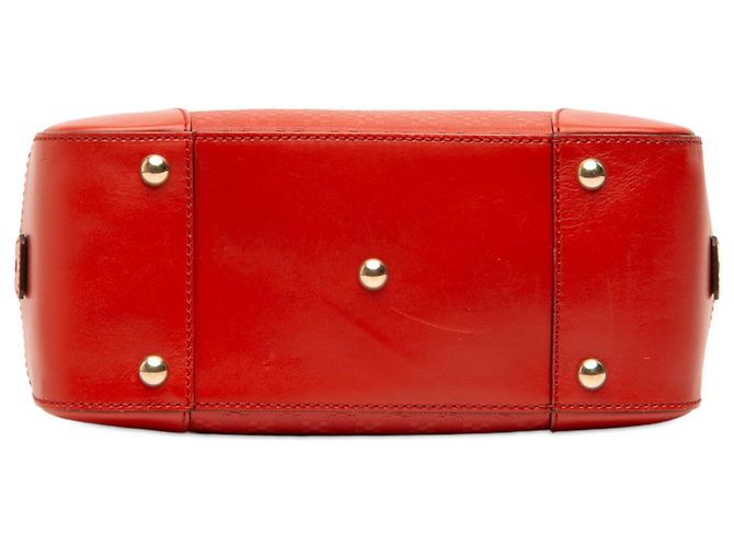 Borsa a tracolla in pelle lucida rossa Diamante Gucci Rosso - vista 3
