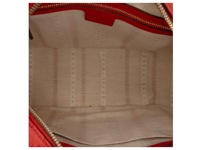 Borsa a tracolla in pelle lucida rossa Diamante Gucci Rosso - vista 4