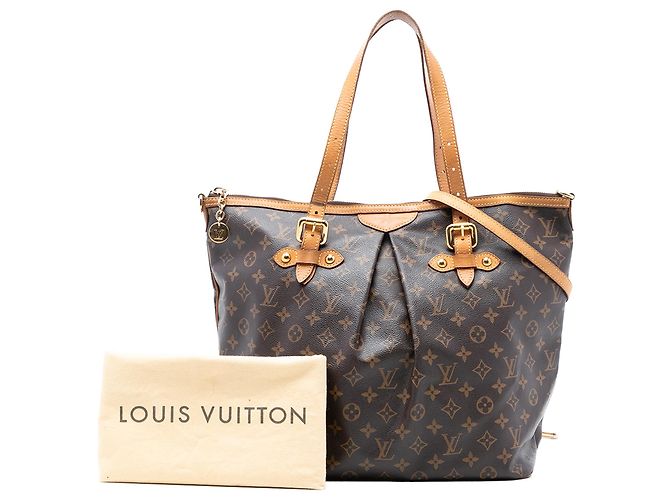 Louis Vuitton Monogram Marrone Palermo GM - vista 8