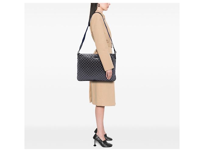 Gucci Beige GG Crystal Crossbody - vista 7