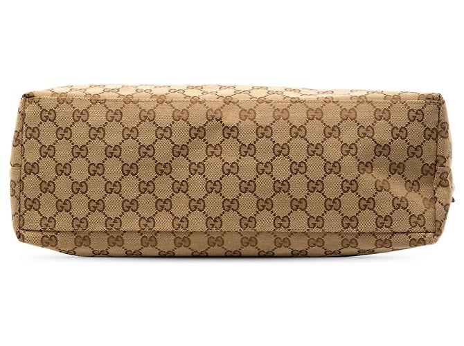 Gucci Braune GG Canvas Tote Beige - Ansicht 3