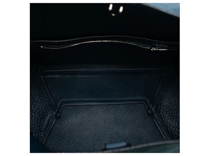 Céline Celine Blaue Mittelgroße Wildleder Bucket Bag mit Schultergurt - Ansicht 4