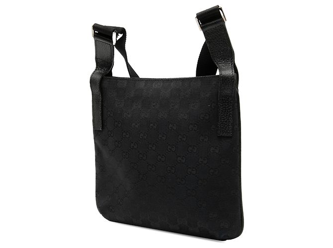 Borsa a tracolla in tela GG nera di Gucci Nero - vista 2