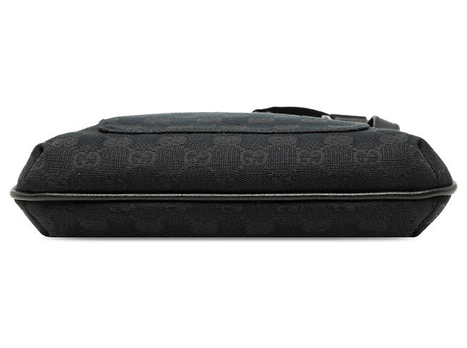 Borsa a tracolla in tela GG nera di Gucci Nero - vista 3