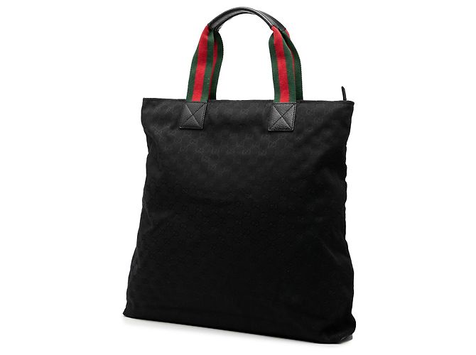 Gucci Schwarze GG Canvas Tote - Ansicht 2