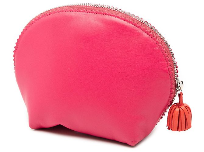 Pochette Cosmetica Anagram in Nappa Rosa LOEWE - vista 2