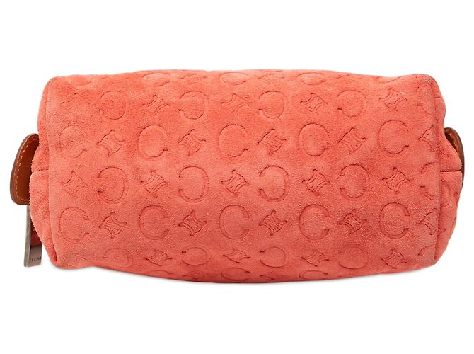 Céline Bolso de Suede Macadam Celine Naranja C - vista 3