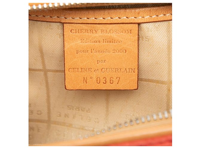 Céline Bolso de Suede Macadam Celine Naranja C - vista 5