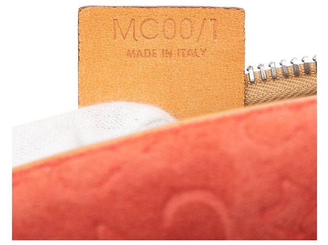 Céline Bolso de Suede Macadam Celine Naranja C - vista 6