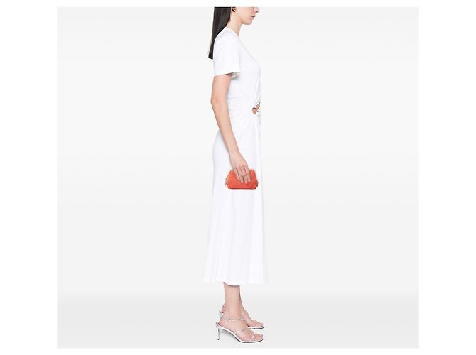 Céline Bolso de Suede Macadam Celine Naranja C - vista 7