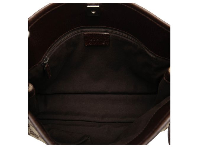 Crossbody Gucci in tela GG marrone Eclipse Beige - vista 4