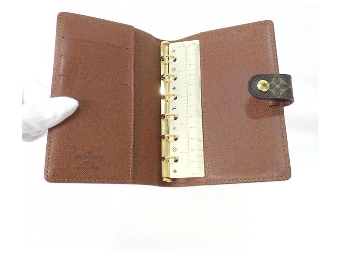 Organizer Agenda PM Monogram Panda Louis Vuitton R20011 Marrone - vista 9