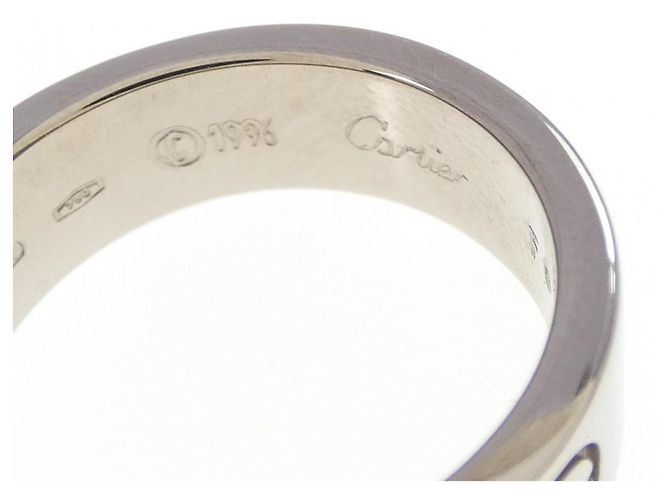 Anello Love Cartier in oro bianco 18K - vista 3
