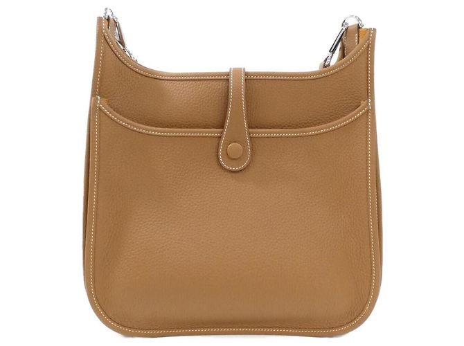 Borsa a Spalla Hermès Evelyn 3 PM D'oro - vista 2