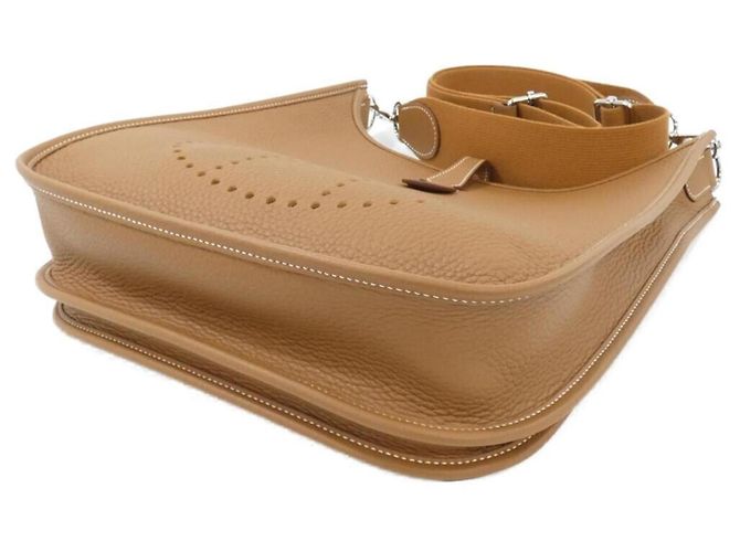 Borsa a Spalla Hermès Evelyn 3 PM D'oro - vista 3