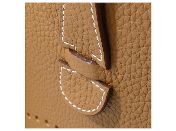 Borsa a Spalla Hermès Evelyn 3 PM D'oro - vista 4