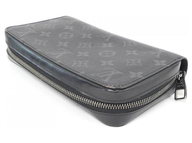 Louis Vuitton Monogram Eclipse Zippy XL Wallet M61698 Black - view 2