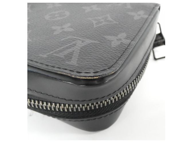 Louis Vuitton Monogram Eclipse Zippy XL Wallet M61698 Black - view 3