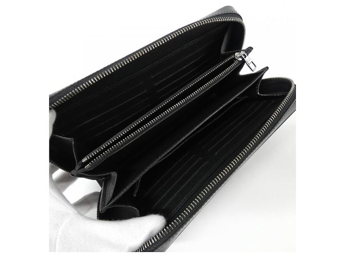 Louis Vuitton Monogram Eclipse Zippy XL Wallet M61698 Black - view 7