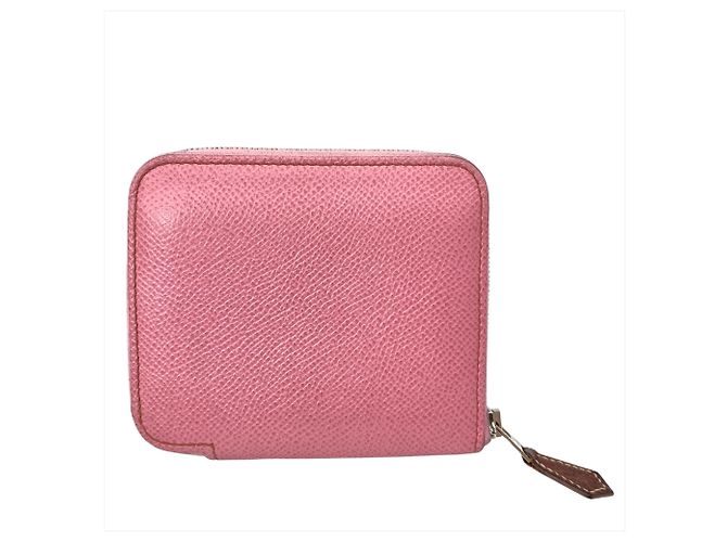 Hermès Azap Silkin Compact Wallet/Coin Case Pink - view 2