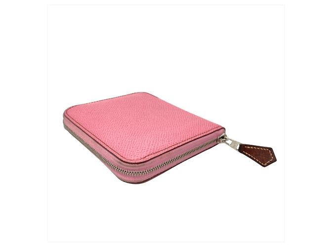 Hermès Azap Silkin Compact Wallet/Coin Case Pink - view 3