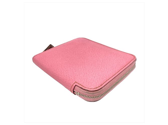 Hermès Azap Silkin Compact Wallet/Coin Case Pink - view 4