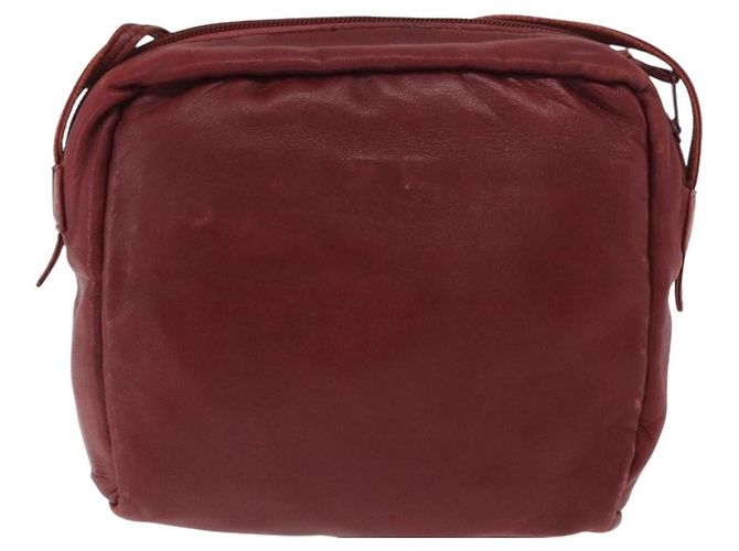 Loewe Vintage Schultertasche aus Leder Rot - Ansicht 2