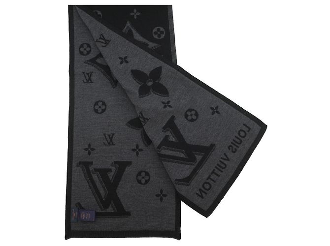 Stola in lana Galaxy di Louis Vuitton in nero - vista 2