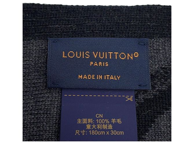 Stola in lana Galaxy di Louis Vuitton in nero - vista 7