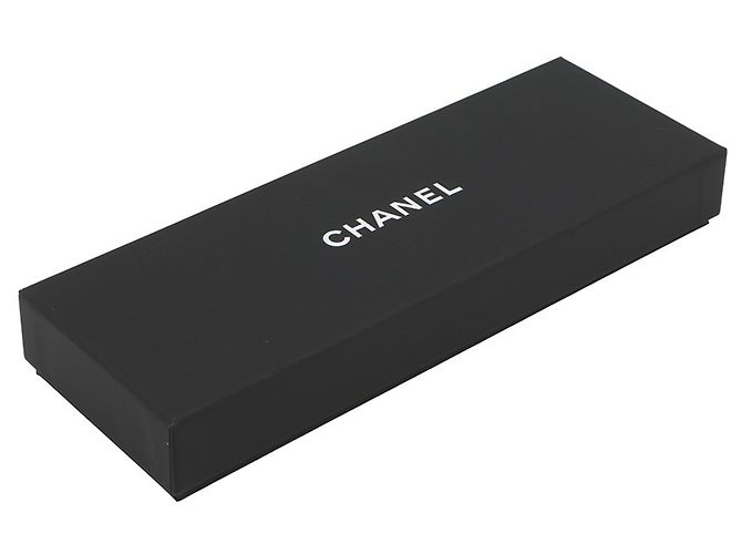 Fermaglio in nastro Coco Mark di Chanel in nero - vista 8