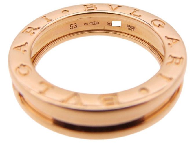 Bulgari Anello B-Zero1 in oro rosa 18K di Bvlgari D'oro - vista 6