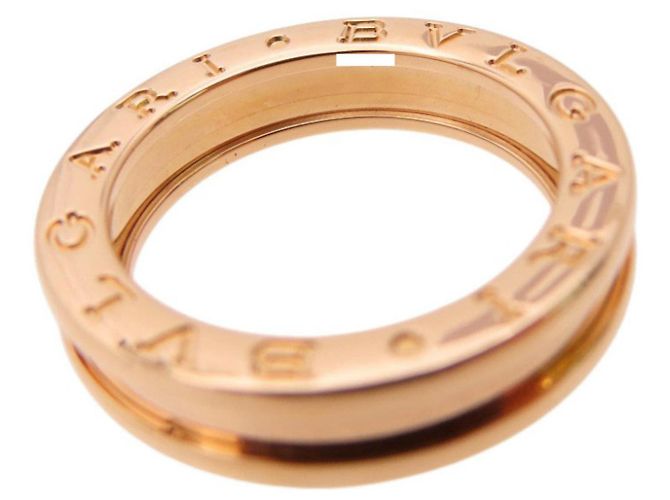 Bulgari Anello B-Zero1 in oro rosa 18K di Bvlgari D'oro - vista 7