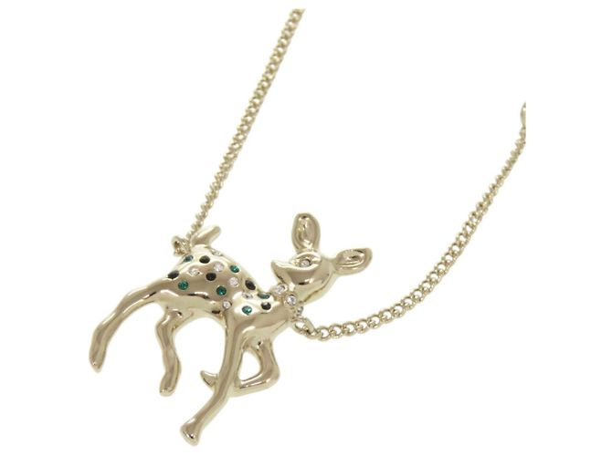 Collana in strass placcata oro Chanel D'oro - vista 5