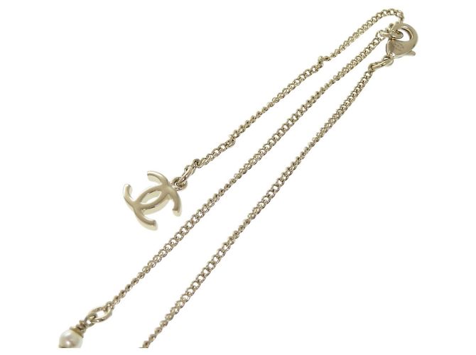 Collana in strass placcata oro Chanel D'oro - vista 8