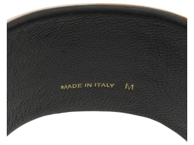 Céline Bracciale in pelle nera e argento di Celine Nero - vista 5
